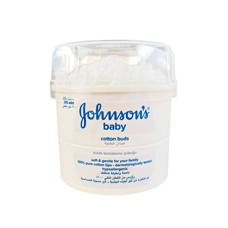 Johnson's مسحات أذن جونسون للأطفال 200 قطعة 200 قطعة