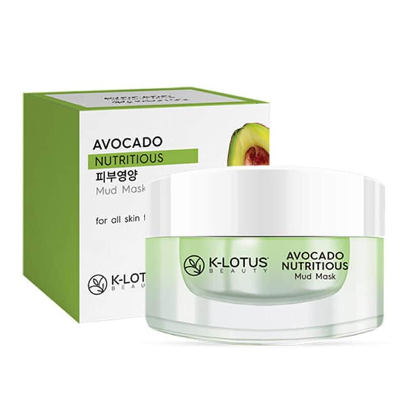 K-Lotus Beauty قناع الطين المرطب بخلاصة الأفوكادو من كيه لوتس بيوتي 30 مل