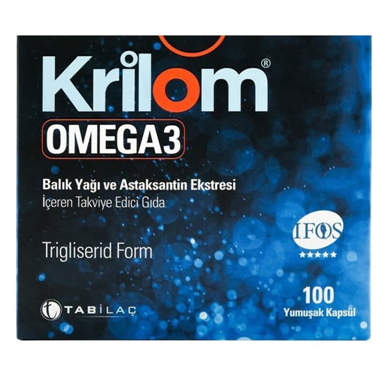 Krilom كريلوم أوميجا 3 كبسولات ناعمة 100 كبسولة