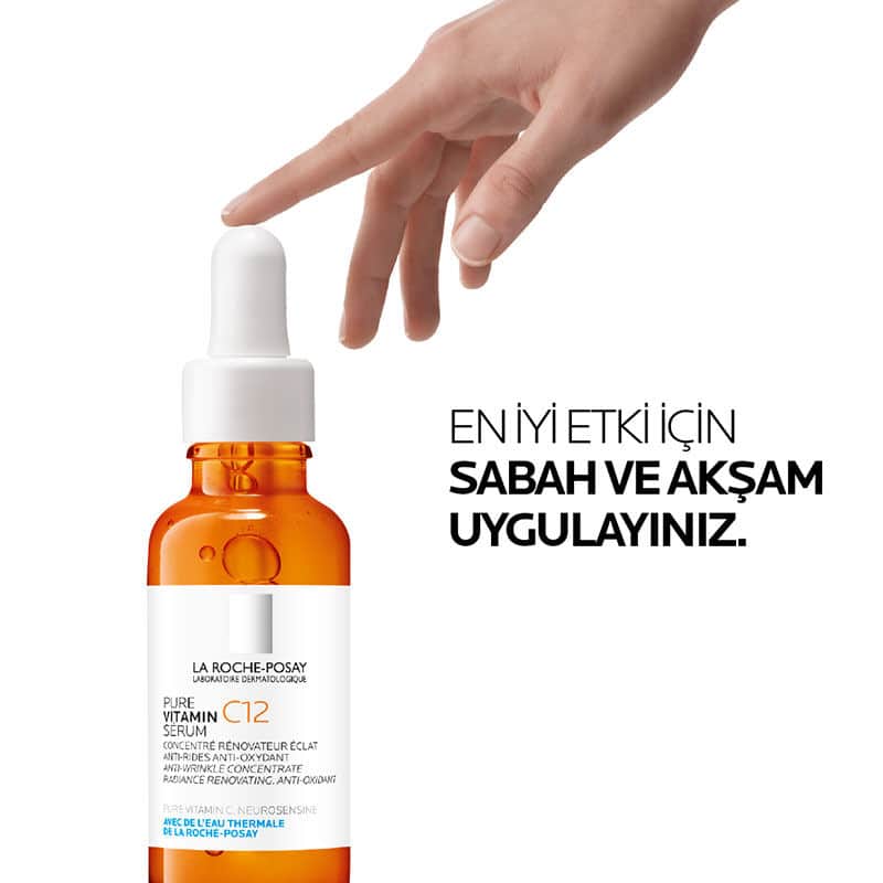 La Roche-Posay سيروم لاروش بوزيه بيور فيتامين سي 12 لإشراق البشرة 30 مل