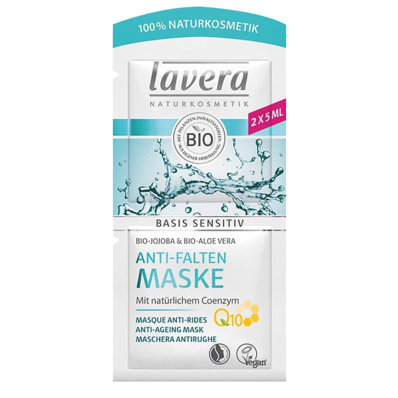 Lavera قناع الوجه المضاد للشيخوخة من لافيرا باسيس سينسيتيف 2 × 5 مل