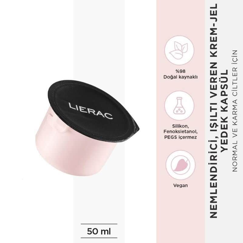 Lierac ليراك هيدراجينيست كريم جل مرطب ومشرق ٥٠ مل