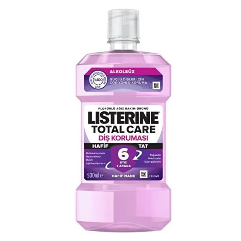 Listerine ليسترين توتال كير زيرو ميلد مينت للعناية بالفم، 500 مل