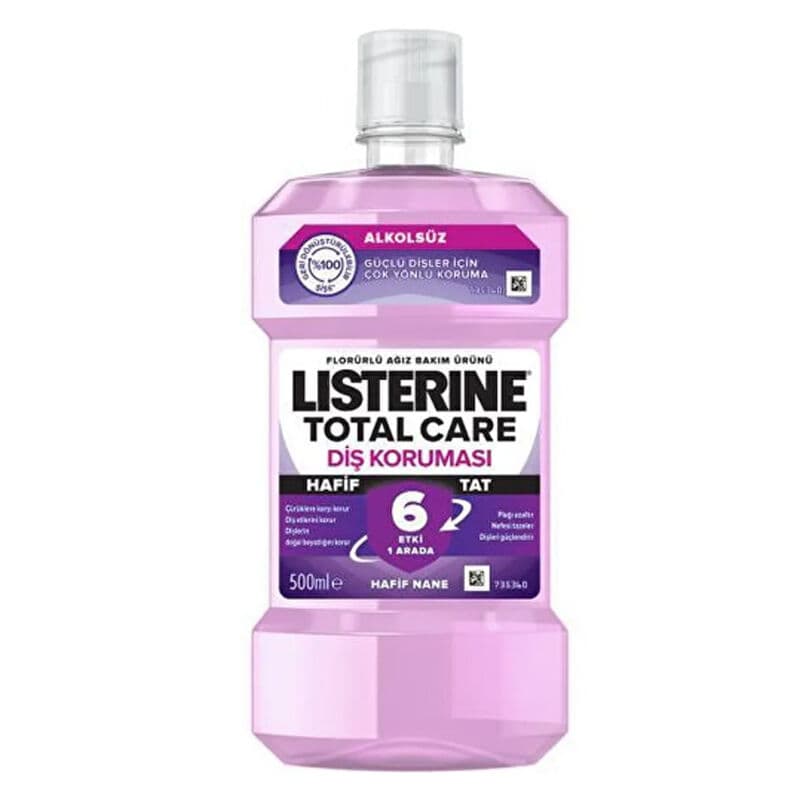 Listerine ليسترين توتال كير زيرو ميلد مينت للعناية بالفم، 500 مل
