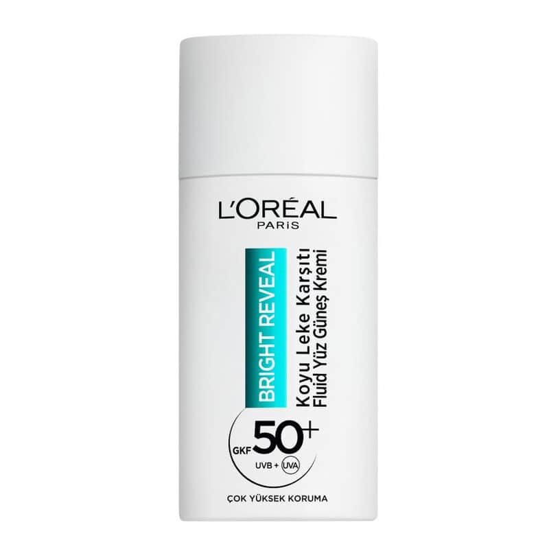 L'Oreal Paris لوريال باريس برايت ريفيل كريم واقي من الشمس للوجه بعامل حماية 50، 50 مل