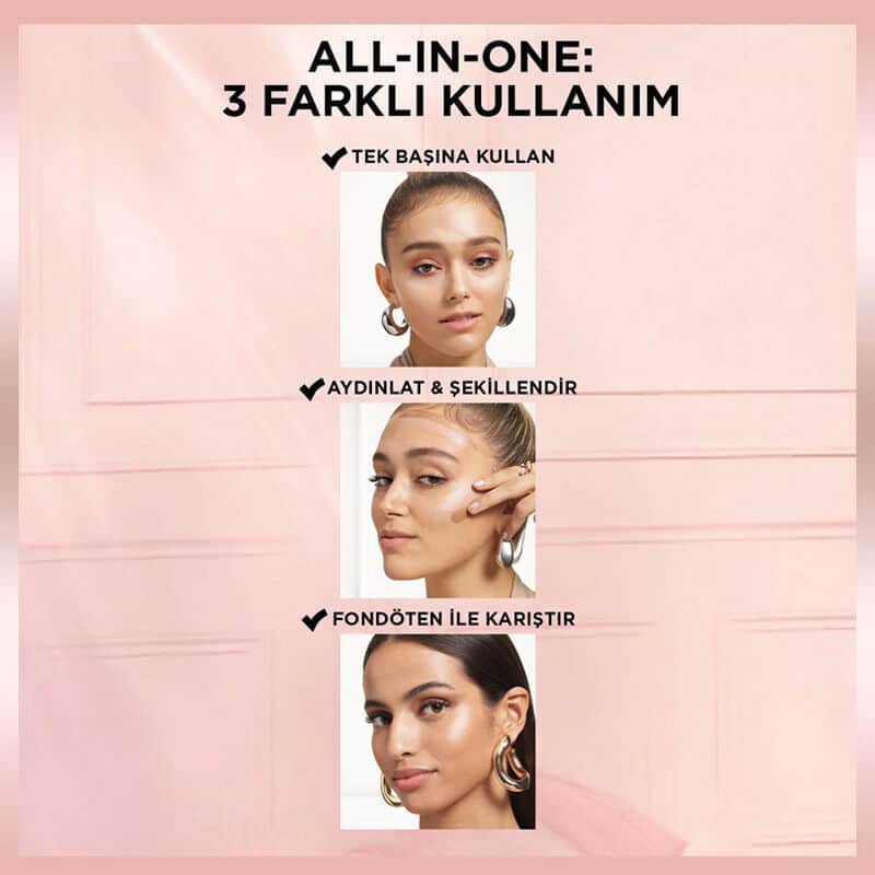 L'Oreal Paris لوريال باريس غلوشن ناتشورال غلو ايلومينتور رقم 902 لايت غلو 40 مل