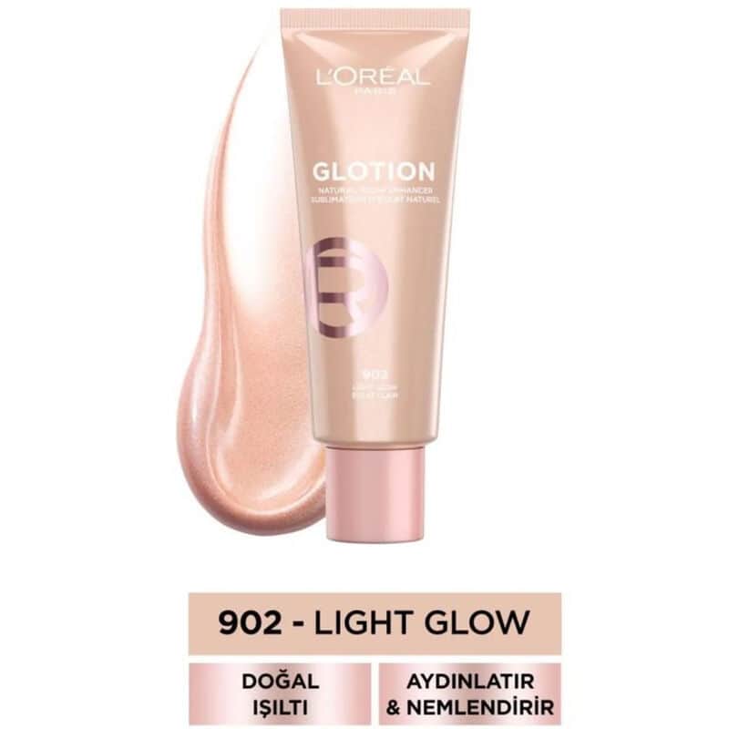 L'Oreal Paris لوريال باريس غلوشن ناتشورال غلو ايلومينتور رقم 902 لايت غلو 40 مل