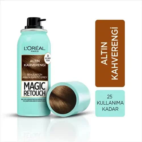 L'Oreal Paris لوريال باريس ماجيك ريتاتش بخاخ خافي عيوب الجذور البيضاء 10 شاتين دور 75 مل