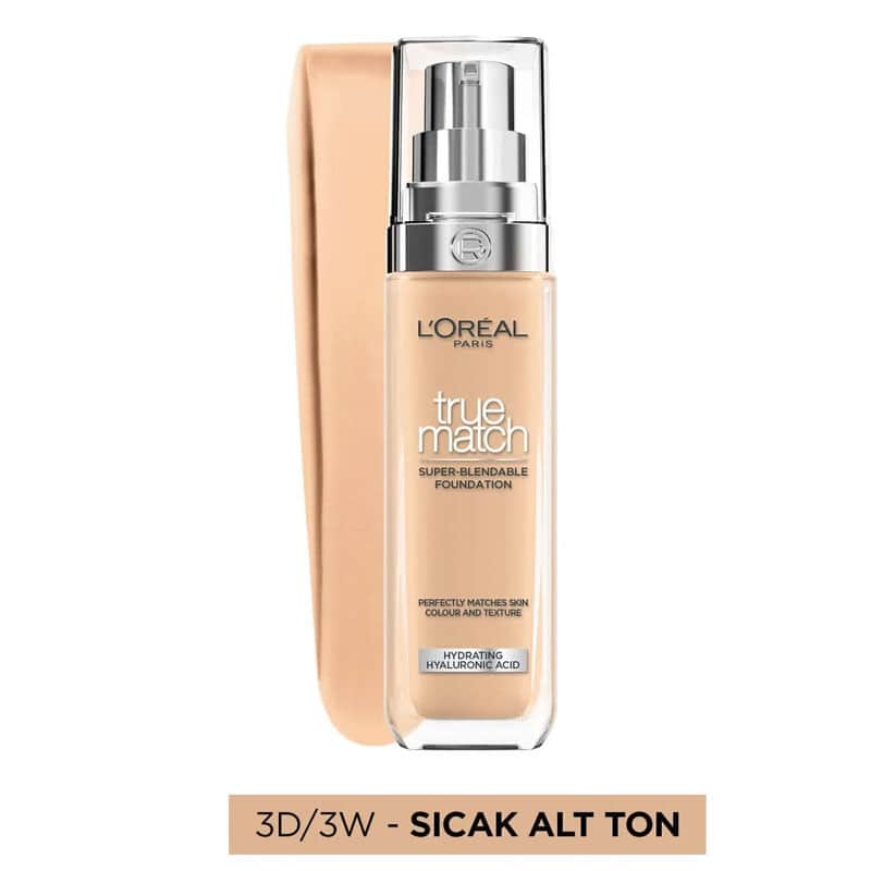 فoundation العناية المتطابقة من لوريال باريس 30 مل 3.d-3.w دافئ دوريه L'Oreal Paris
