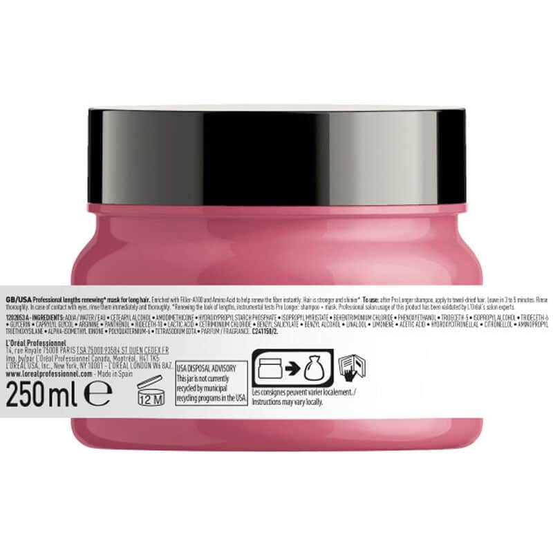 L'Oreal Paris قناع لوريال بروفيشنال لتجديد وتكثيف أطراف الشعر 250 مل