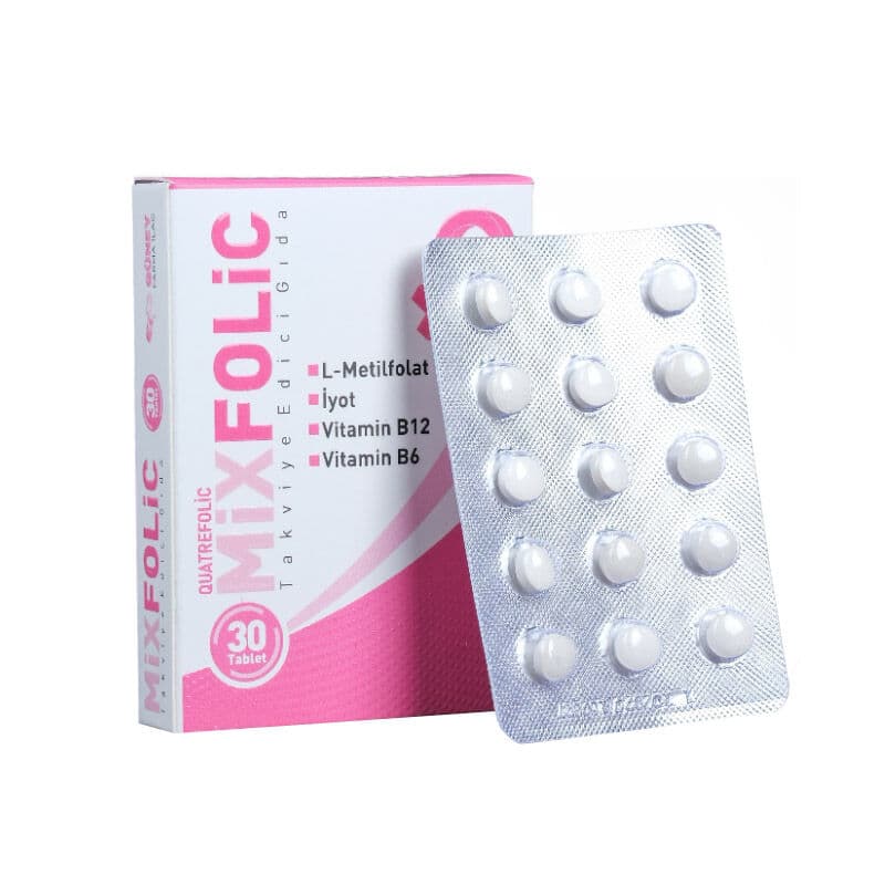مكمل غذائي ميكسفوليك 30 قرص من غوني فارما إيلتش Güney Farma İlaç