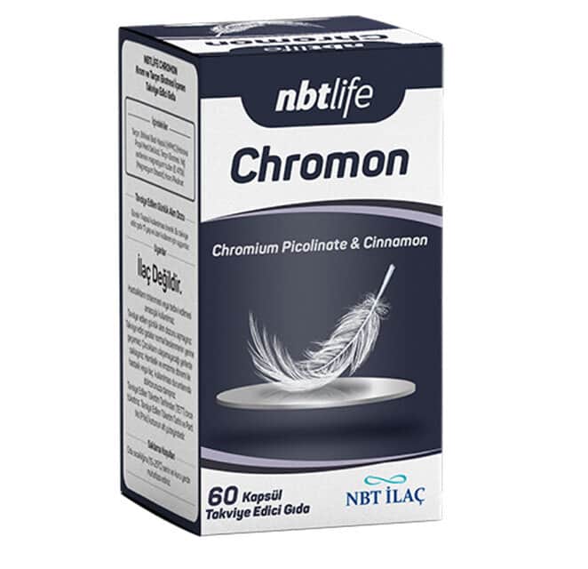 مكمل غذائي كرومون 90 كبسولة من إن بي تي لايف Nbt Life