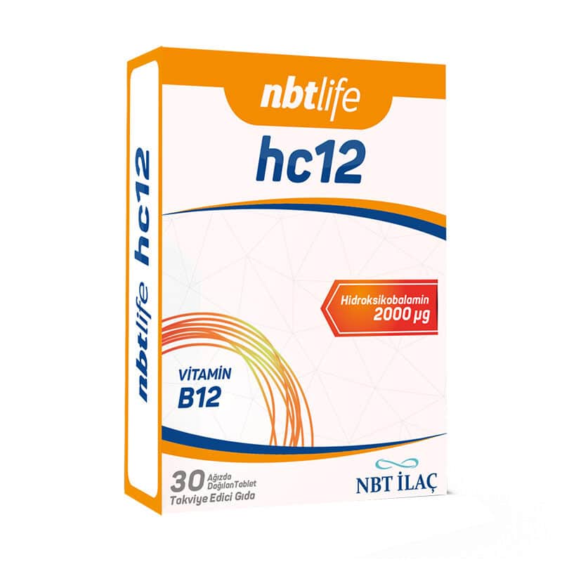 غذاء مكمل إن بي تي لايف HC 12 30 كبسولة Nbt Life