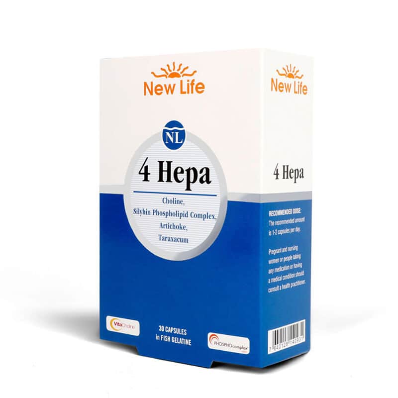 New Life نيو لايف 4 هيبا 30 كبسولة