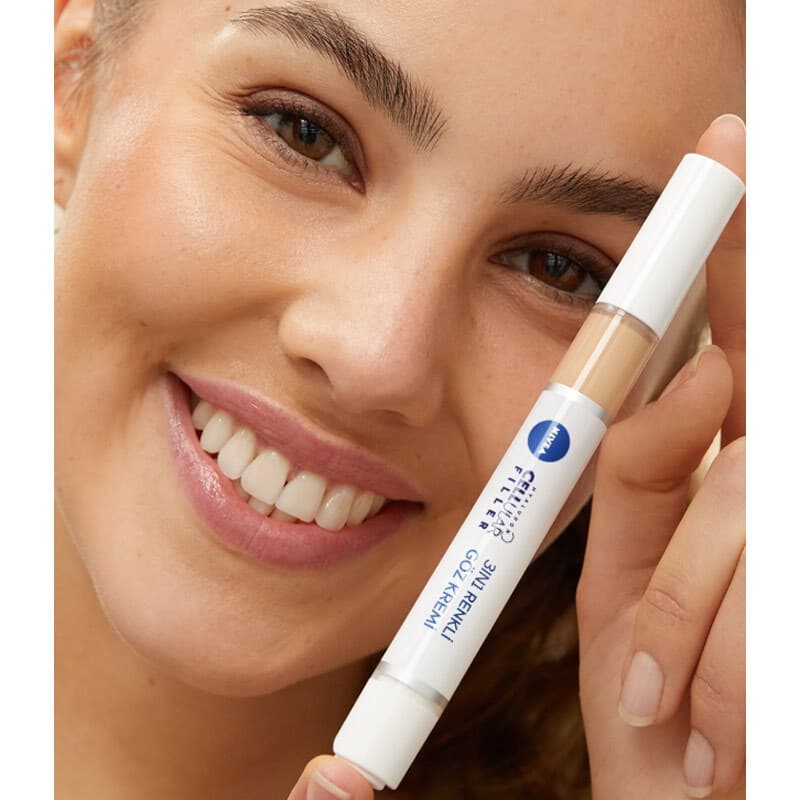 NIVEA كريم نيفيا للعناية بالعين وإخفاء الهالات السوداء بحمض الهيالورونيك وحشو الخلايا 15 مل لون فاتح
