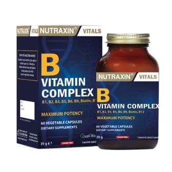 Nutraxin نيوتراكسين فيتامين ب المركب 60 كبسولة