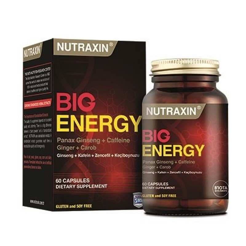 Nutraxin نيوتراكسين بيج إنيرجي 60 قرصًا مكملًا غذائيًا