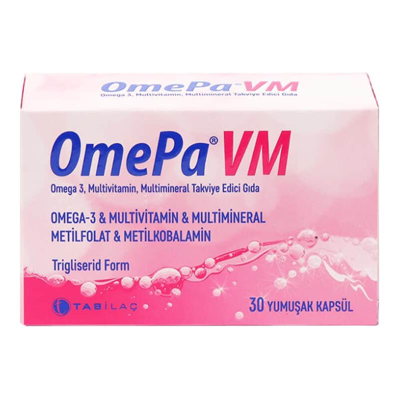 OmePa مكمل غذائي أوميبا في إم، 30 كبسولة طرية