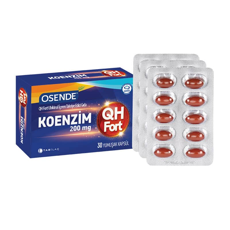 أوسندي كوانزيم كيو إتش فورت 200 ملغ 30 كبسولة لينة Osende