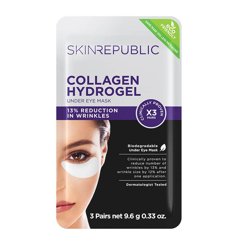 Skin Republic رقعة الكولاجين هيدروجيل تحت العين من سكين ريبابليك، 9.6 غرام