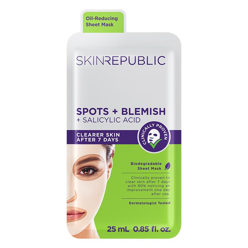 Skin Republic قناع الوجه سكين ريبابليك للبقع والعيوب، 25 مل
