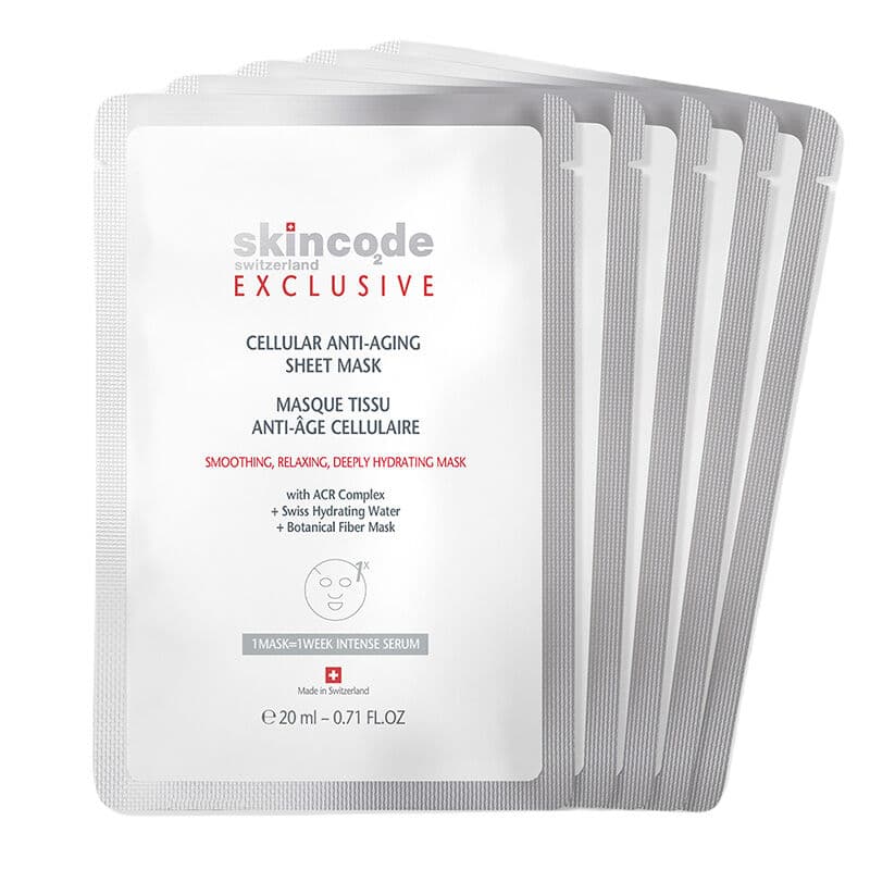Skincode قناع سكين كود الحصري الخلوي المضاد للشيخوخة 20 مل × 5 قطع