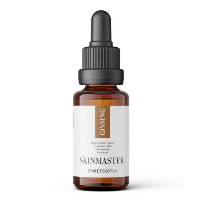 Skinmaster سيروم منعش من سكين ماستر، مستخلص الجينسنغ 5% + النياسيناميد + حمض الهيالورونيك، 20 مل