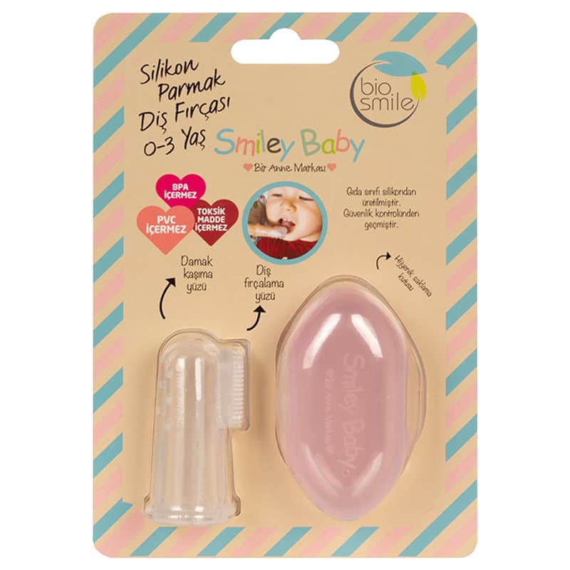 Biosmile Silicone Finger Toothbrush 0-3 years