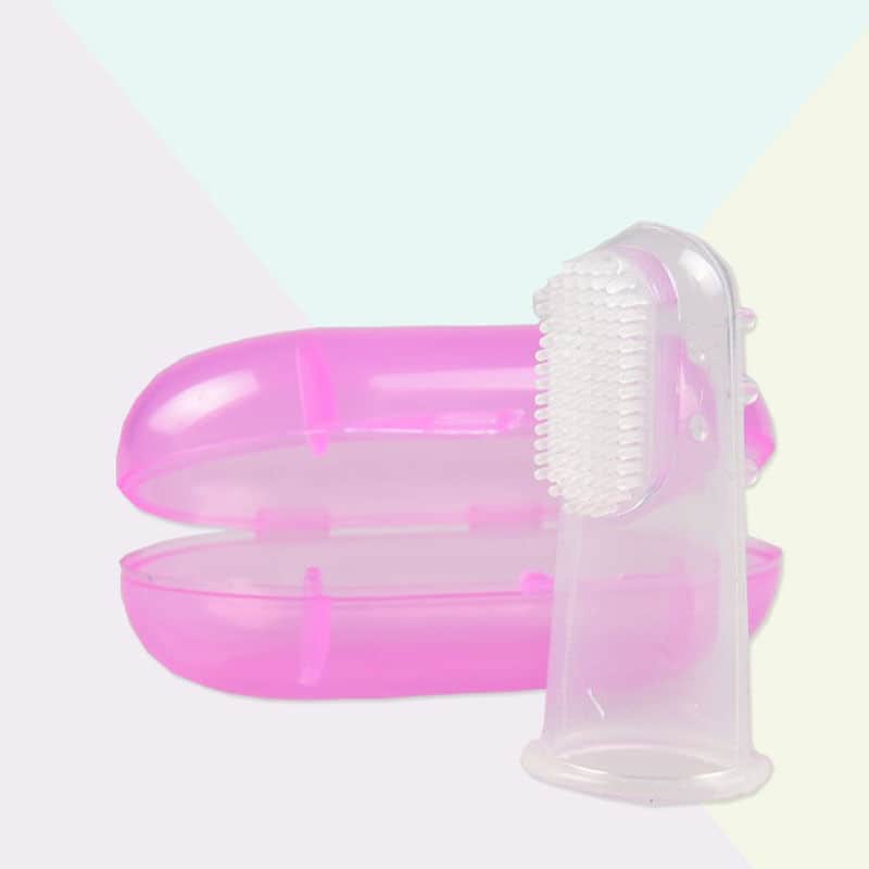 Biosmile Silicone Finger Toothbrush 0-3 years