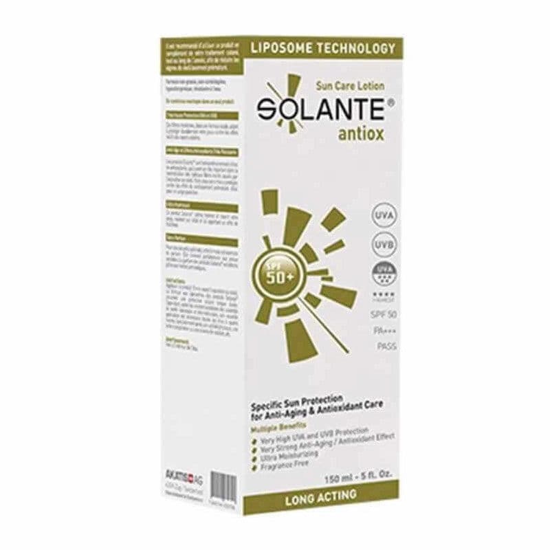 Solante لوشن سولانت أنتيوكس للعناية بالشمس بعامل حماية من الشمس 50+ 150 مل