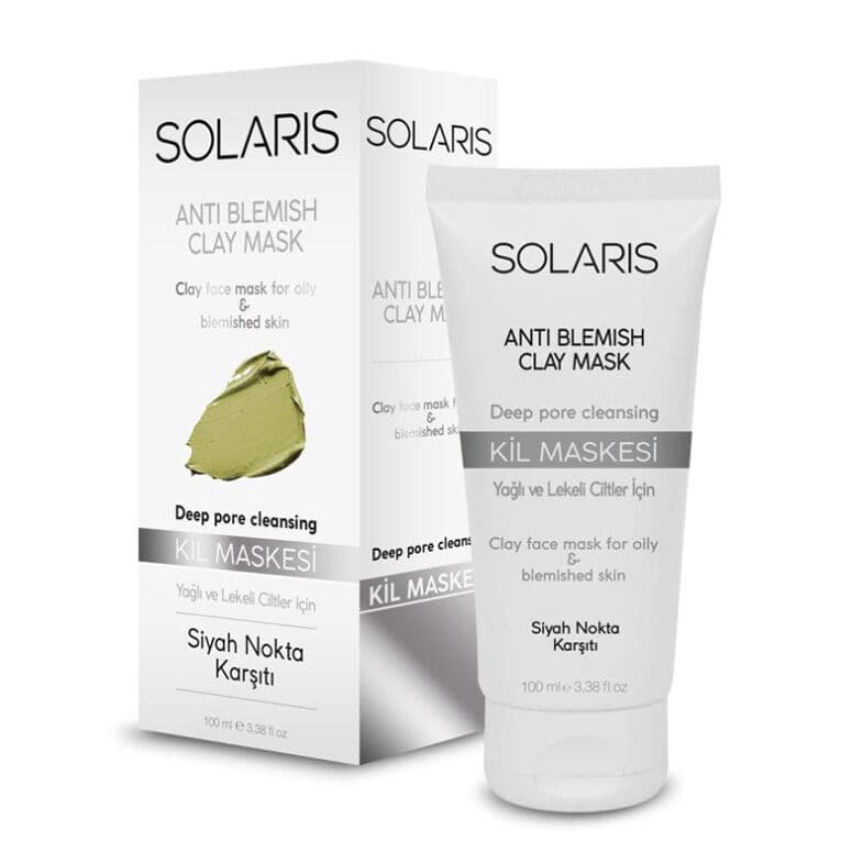 Solaris قناع الطين سولاريس للبشرة الدهنية والمعرضة للعيوب 100 مل