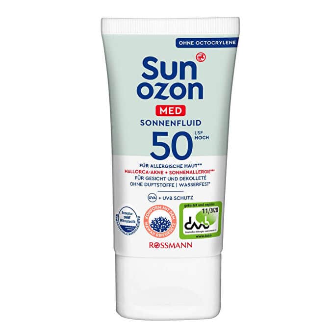 كريم واقي شمس للوجه SPF 50 بحجم 50 مل من سون أوزون Sun Ozon