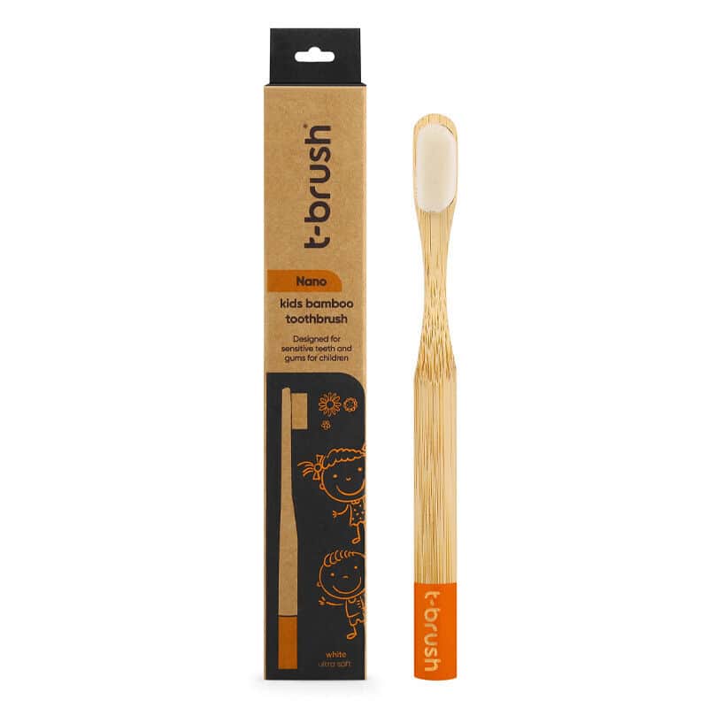 T-Brush فرشاة أسنان الأطفال نانو فائقة النعومة من تي براش، قطعة واحدة
