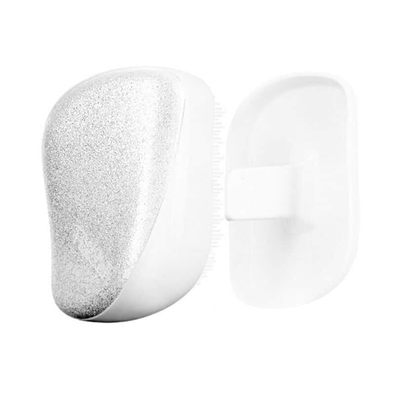 Tangle Teezer فرشاة شعر تانجل تيزر كومباكت ستايلر فضية لامعة
