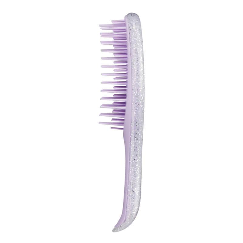 Tangle Teezer فرشاة شعر صغيرة لفك تشابك الشعر الرطب من تانجل تيزر فضية لامعة، بنفسجية
