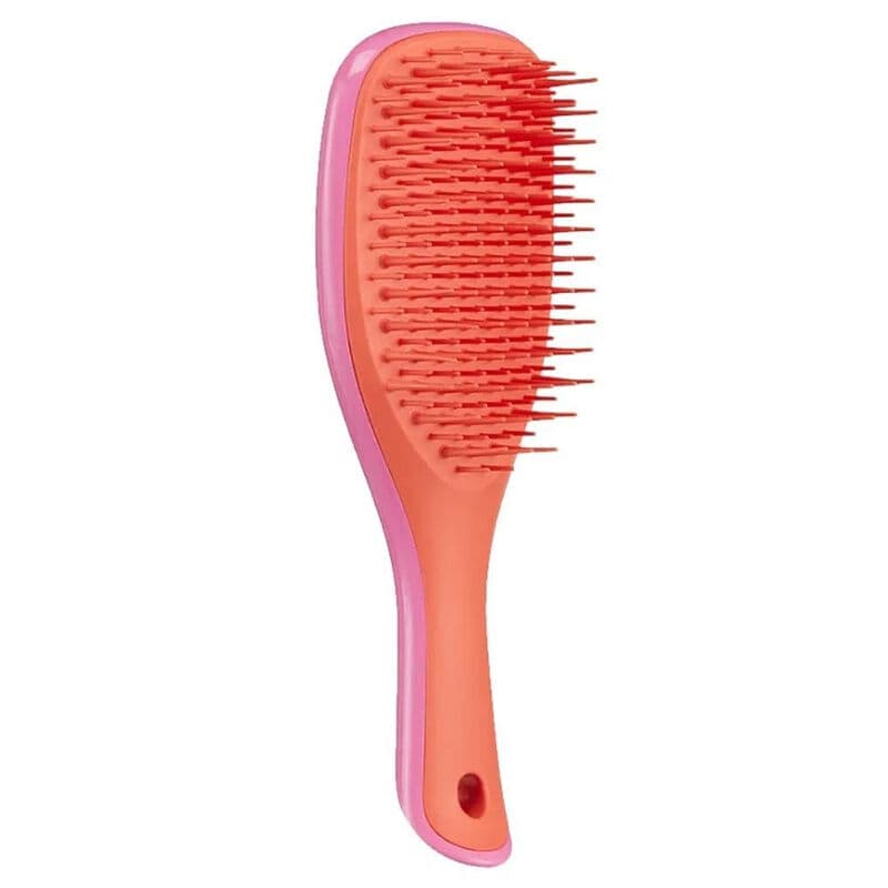 Tangle Teezer فرشاة الشعر تانجل تيزر لولي بوب ميني وردية حمراء لفك تشابك الشعر