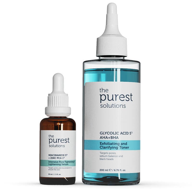 The Purest Solutions مجموعة الحلول الأكثر نقاءً للعناية بالبشرة غير المنتظمة