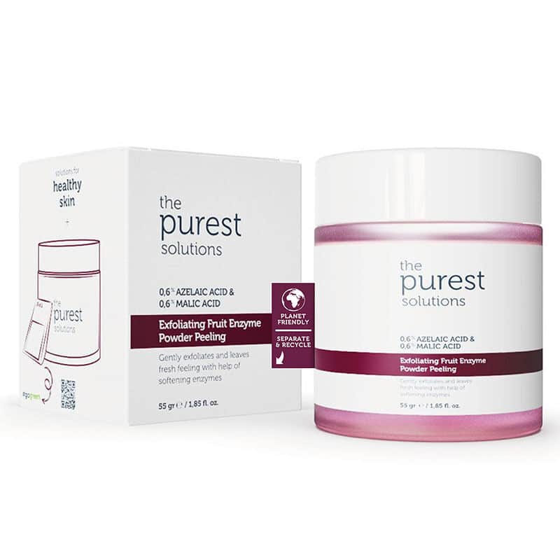بودرة تقشير إنزيم الفاكهة 55 غ من ذا بيورست سلوشنز The Purest Solutions