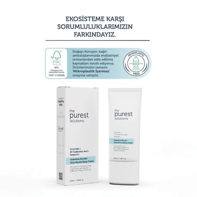 The Purest Solutions كريم الترطيب اليومي المعزز للترطيب من ذا بيورست سوليوشنز ٥٠ مل