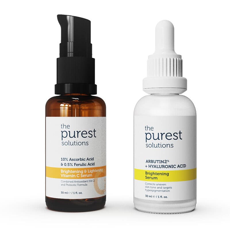 The Purest Solutions مجموعة العناية بالبشرة المضادة للبقع والمفتحة من ذا بيورست سوليوشنز