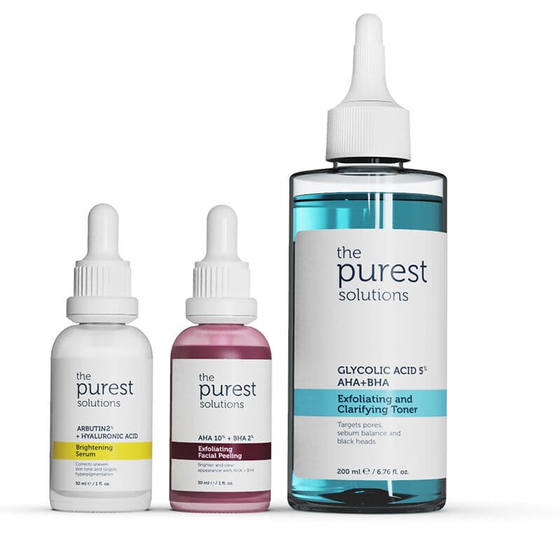 The Purest Solutions مجموعة العناية بالبشرة من أنقى الحلول لمكافحة العيوب وشد المسام