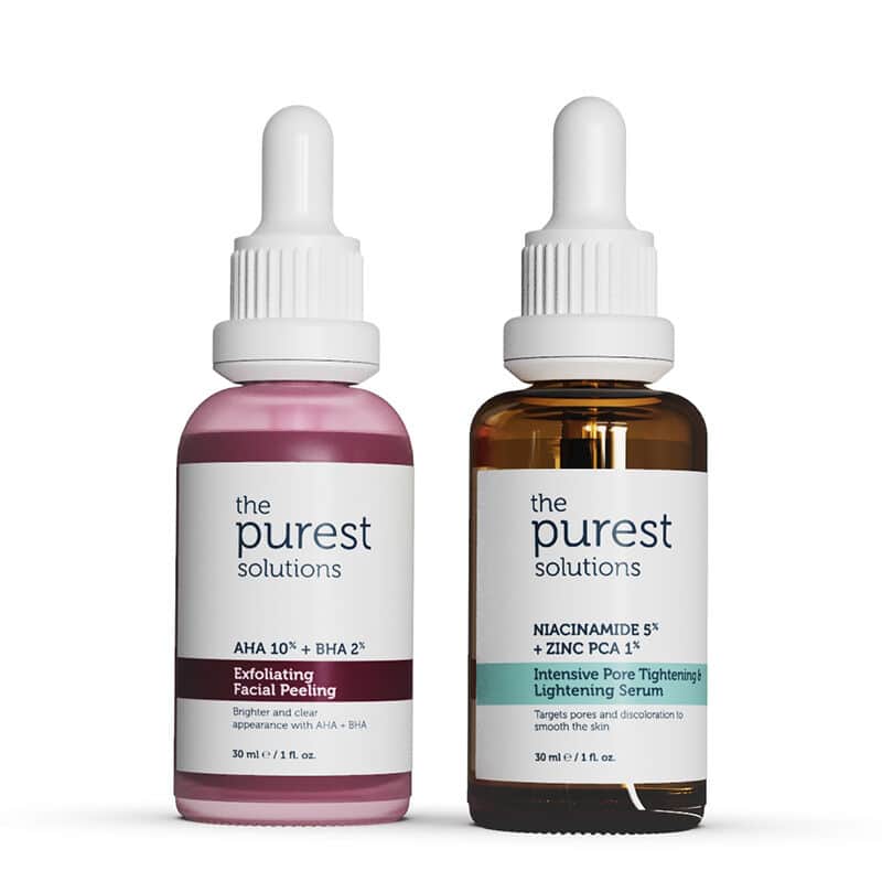 The Purest Solutions مجموعة العناية بالبشرة من ذا بيورست سوليوشنز لمكافحة الرؤوس السوداء وتضييق المسام