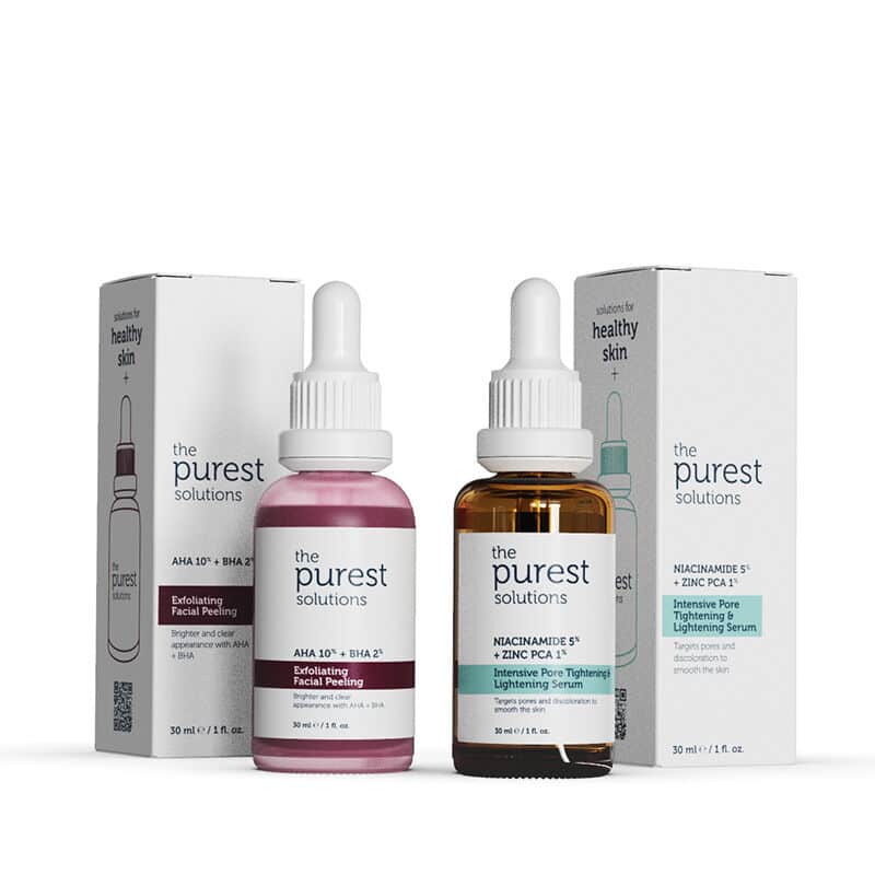 The Purest Solutions مجموعة العناية بالبشرة من ذا بيورست سوليوشنز لمكافحة الرؤوس السوداء وتضييق المسام