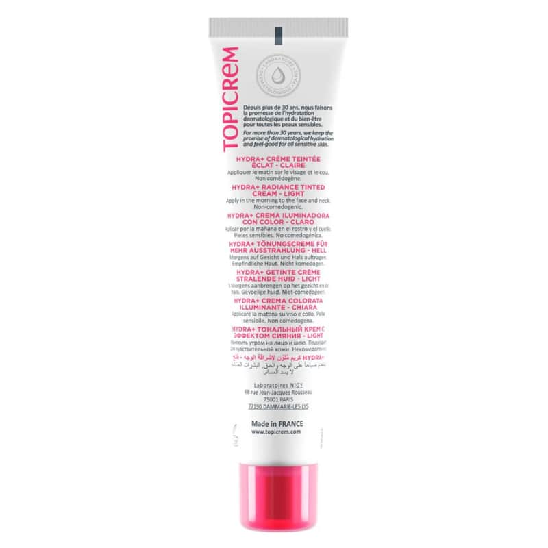 Topicrem Hydra+ Tinted Radiance Cream Spf 50 40 ml