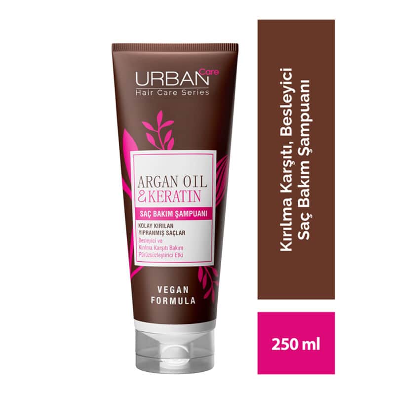 Urban Care Argan Oil And Keratin Hair Care Shampoo 250 ml