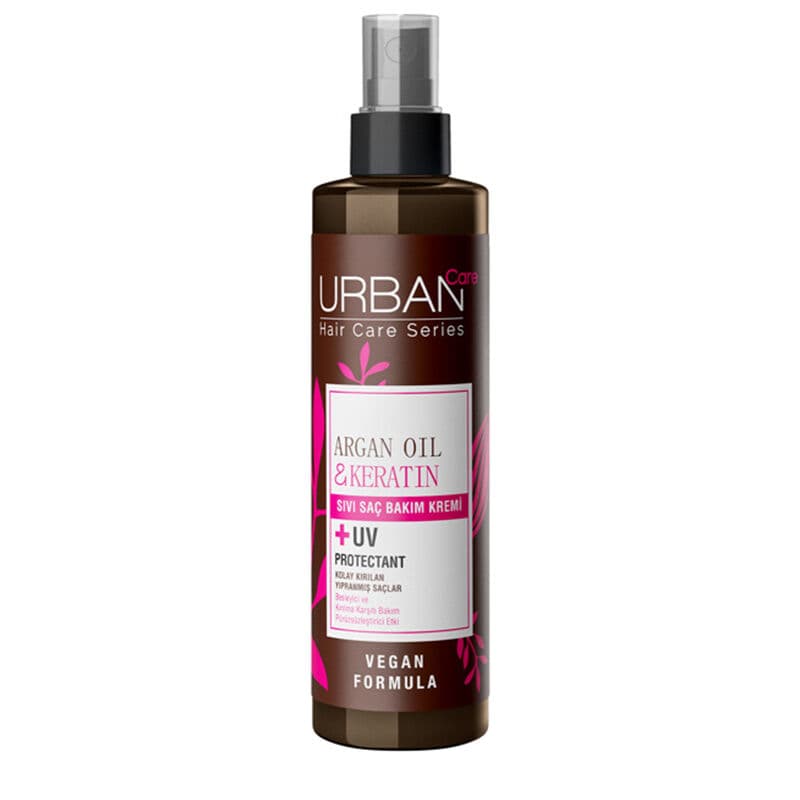 Urban Care كريم العناية بالشعر السائل بزيت الأرغان والكيراتين من أوربان كير 200 مل