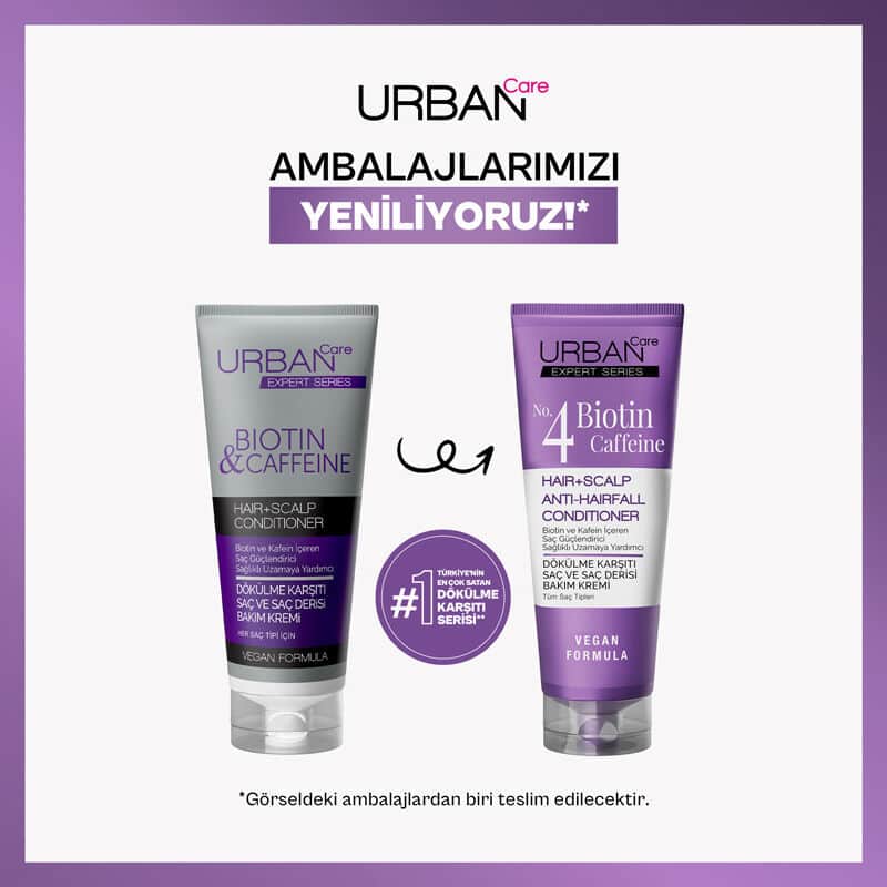 Urban Care بلسم بيوتين كافيين مضاد لتساقط الشعر من أوربان كير 200 مل