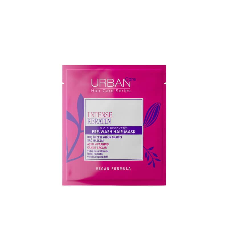 Urban Care قناع العناية بالشعر قبل الاستحمام بالكيراتين المكثف من أوربان كير 50 مل