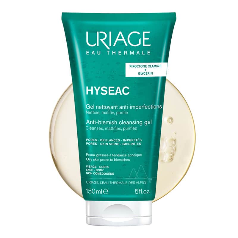 Uriage جل التنظيف المضاد للشوائب يورياج هيساك 150 مل