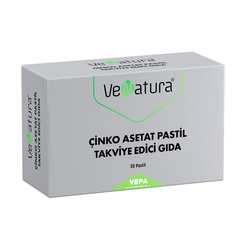 VeNatura أقراص فيناتورا أسيتات الزنك، مكمل غذائي، 30 قرصًا